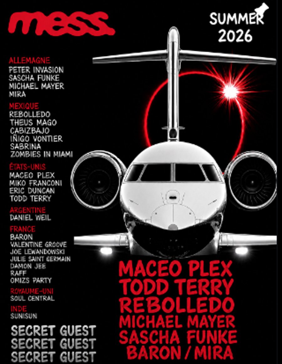 MESS Summer 2026 lineup poster